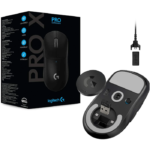 Logitech G PRO X SUPERLIGHT Wireless Gaming Mouse, Ultra-Lightweight, HERO 25K Sensor, 25,600 DPI, 5 Programmable Buttons, Long Battery Life