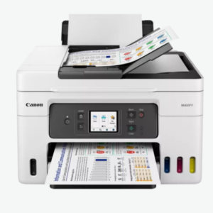 Canon MAXIFY GX4040 Duplex functions Color All-in-one Refillable MegaTank Inkjet Printer, ideal for Small Businesses, Black: 6,000 pages Colour: 14,000 pages high-speed printing - 3 Year Warranty