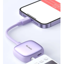 Mcdodo Lightning to 3.5mm Audio Cable+Audio Charger Splitter,2 in 1 iPhone Headphone Digital Audio Adapter Aux Adapter for iPhone - Image 5