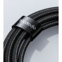 Mcdodo CA-1070 Micro USB Cable, 3.8 ft (1.2 m), Output Screen Display, 3A Rapid Charging, Fast Data Transfer, Smart Chip, Aluminum Alloy Exterior, Heavy Duty Nylon Braid, Micro USB Cable, Micro B - Image 3