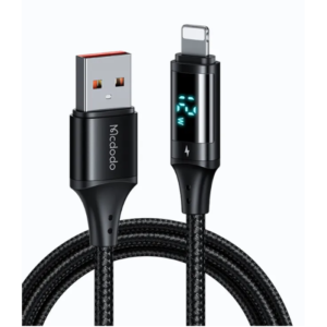 Mcdodo CA-1060 Digital Display Lightning Fast Data-Charge Cable 3A 1.2m