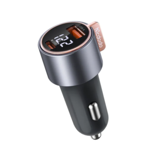 Mcdodo Cigarette Lighter Socket, USB 75W, Rapid Charging, Car Charger, Type C, Maximum Output 6A, Voltmeter, Compatible with Cars, 12-24V Cars, PD3.0, QC3.0, Type-c, Signal Socket, Digital Display,
