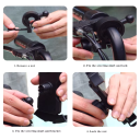 Awei X47 Protable Outdoor Car Phone Holder Stand For Bicycle Motorcycle Bike Phone Mount for Cycling Camping Bracket - Image 5