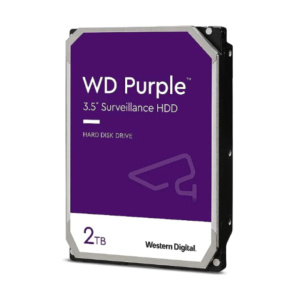 Internal WD Purple 2TB Hard Drive HDD - SATA 6 Gb/s, 64 MB Cache, 3.5"