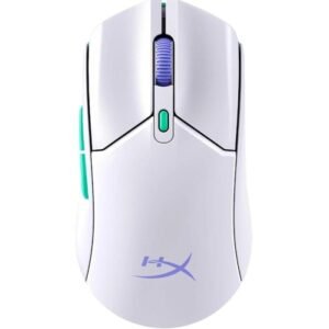 HyperX Pulsefire Haste 2 Core Wireless – Gaming Mouse for PC, Long Battery Life, Lightweight, Custom Core Sensor, Dual Wireless Connectivity, White