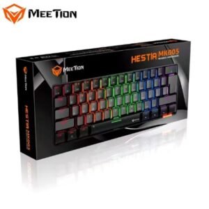MeeTion Wired MK005 Hotswap 60 Custom RGB Backlit Mini 61 Keys 60% Gaming Mechanical Keyboard