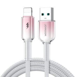 Joyroom S-A42 Crystal-Clear Series 60W Fast Charging Data Cable 1.2m Type-A to Lighting