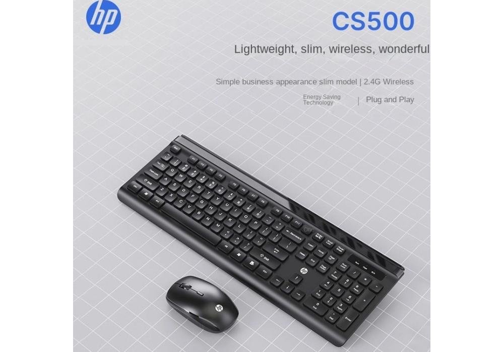 hp Keyboard And Mouse Wireless Combo Kit CS500 Arabic/English