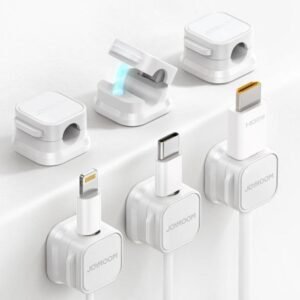 JOYROOM JR-ZS368 Magnetic Cable Organizer (3pcs) Multiple pack, multiple use scenarios (White)