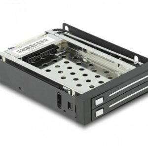 SATA II HDD Rom 3.5″ Mobile Rack for 2 x 2.5″  SATA HDD / SSD Internal Enclosure