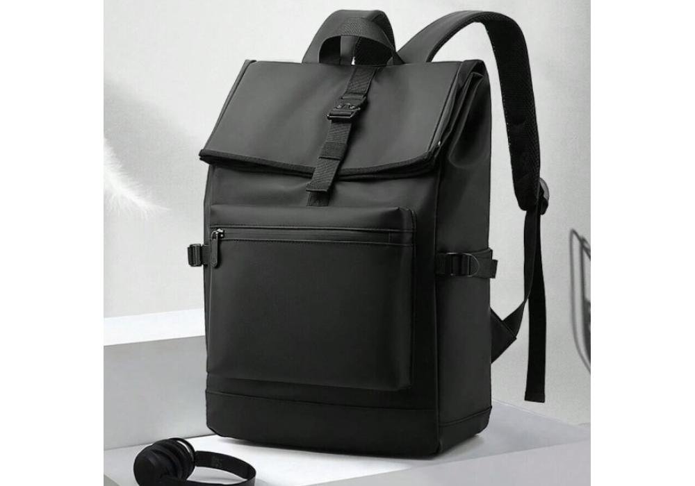 Multifunctional Business Backpack Laptop 17 Inch (43cm), Casual Waterproof Backpack Great for Urban Backpacks, for Travel Hiking Daily Life, Classic British Retro Plaid Design - Black