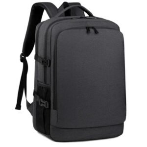 Business Backpack Stylish & Functional Multiple Compartments With Durable Materials Up to 17.3" Laptop Fits - Black