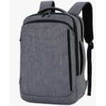 Business Backpack Stylish & Functional Multiple Compartments With Durable Materials Up to 15.6" Laptop Fits - Gray