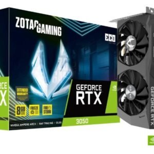 ZOTAC GAMING GEFORCE RTX 3050 ECO 8GB GDDR6 Graphics Memory 3rd Gen Tensor Cores Supports 4K 120Hz HDR, 8K 60Hz HDR