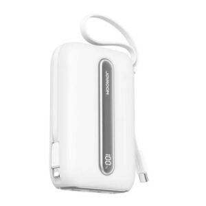 Joyroom JR-L012 Plus Colorful Series mini Power Bank with Dual Cables 20000mAh 18 Month Warranty (White)