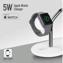 Promate MagSafe Charging Station with 5W Magnetic MFi Apple Watch Charger,15W Charging Stand,24W USB-C Power Delivery Port and 5W/10W Qi Charging Pad for AirPods Pro,iPhone 14,iPad Air - Image 4