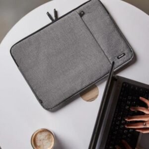 Okade Laptop Sleeve Up to 15.6" Laptops T40 Protective Case Water Resistant Exterior - Grey