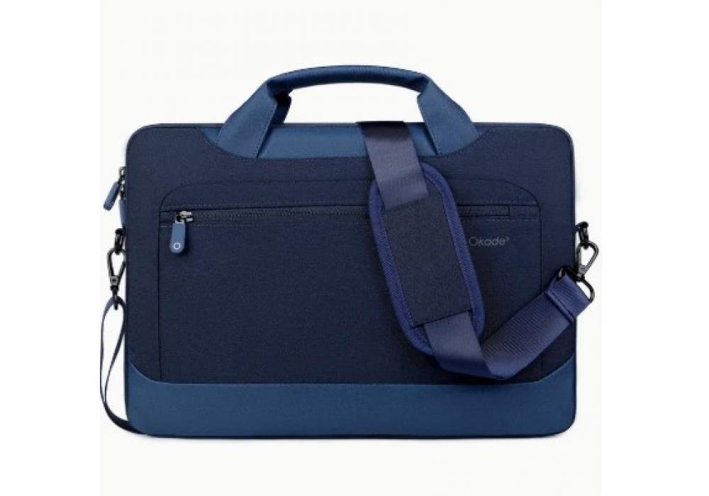 Okade T62 Shockproof Laptop Bag With Air Cushion, Slim Lightweight Protective Computer Case - Blue
