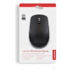 Lenovo 400 Wireless Mouse 1200DPI Optical Sensor, 2.4GHz Wireless Nano Range Up to 10m USB 3-Button