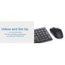 New Dell Pro KM5221 Kit 2.4GHz Wireless Keyboard & Mouse Combo - Image 3