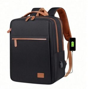 Okade Laptop Backpack Up to 15.6" Laptops S2305 Protective Case Water Resistant Exterior - Black