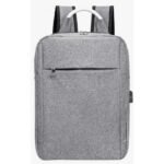 Laptop Backpack Up to 15.6" Laptops S002 Protective Case Water Resistant Exterior - Gray