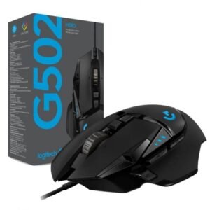 Logitech G502 HERO High Performance Wired Gaming Mouse 25K Sensor, 25,600 DPI, RGB, Adjustable Weights, On-Board Memory PC / Mac