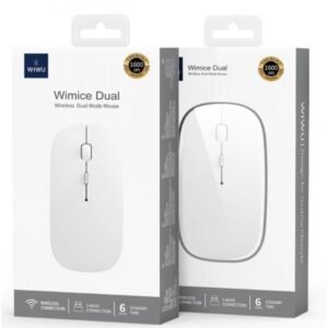 WiWU Pearl 2.4G & Bluetooth Dual-mode Wireless Office Mouse, BUILT-IN BATTERY Rechargeable Type-C DPI 1600