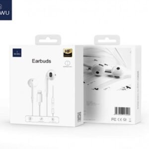 WIWU EB302 Earphone Plug & Play Lightning White|18 Months Warranty