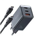 Mcdodo CH-1543 GaN5 Mini Fast Charger Pro Set 67W With PD Lighting Type C To Type C 2m Cable - 18 Months Warranty
