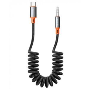 Mcdodo CA-0900 USB Type C to 3.5mm AUX Jack Coil Cable Castle Series 1.8m / 18 Months Warranty