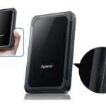APACER AC532 2TB USB3.2 SuperSpeed, Shockproof & Anti Vibration Protection Portable Hard Drive - 2 Years Warranty
