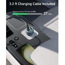 Anker 535 Car Charger (67W) All Three Devices are Connected With USB-C To USB-C Cable / 18 Months Warranty - Image 3