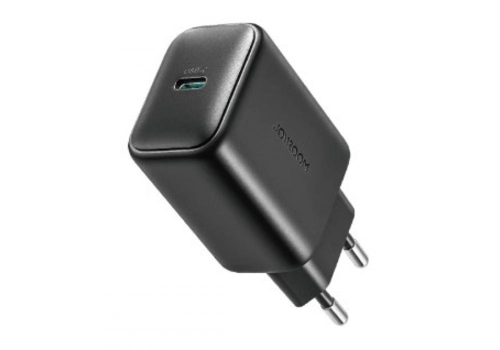 JOYROOM JR-TCF23 Fast & Reliable 25W Charging for All Your Devices With 1m USB-C to USB-C Cable Ultra-Slim Charger - Black / 18 Months Warranty