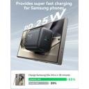 JOYROOM JR-TCF23 Fast & Reliable 25W Charging for All Your Devices With 1m USB-C to USB-C Cable Ultra-Slim Charger - Black / 18 Months Warranty - Image 2