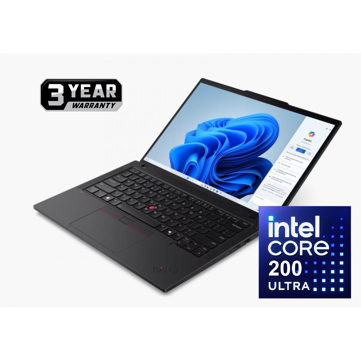 Laptop Lenovo ThinkPad T14 Gen 6 Intel Core Ultra 7 255U Up to 5.2GHz, 32GB DDR5, 1TB SSD, 14" FHD+ (1920x1200) IPS, Windows 11 Pro - 3 Years Warranty