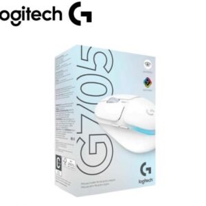 Logitech G705 Wireless Gaming Mouse, Customizable LIGHTSYNC RGB Lighting, Lightspeed Wireless, Bluetooth Connectivity, Lightweight, PC/Mac/Laptop - White Mist