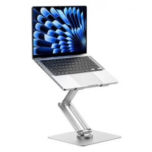 WiWU Ergonomic Aluminum Alloy Laptop Stand S801 Rotative Adjustable Notebook Holder