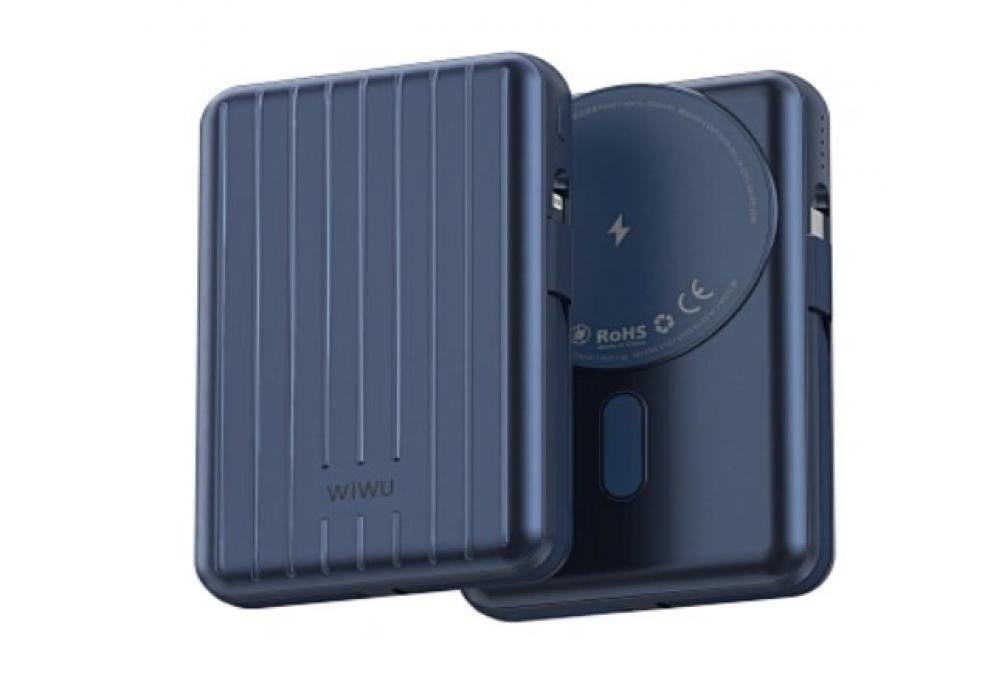 WiWU Truck series 20000mAh Strong Magnetic Wireless Power Bank Portable Wilreless Fast Charging for iPhone - 18 Months Warranty