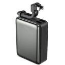 WiWU New Tank Power bank 67W Fast Charging 20000mAh Power Bank Wi-P012 Type-C + USB-A with Built-in charging cable - Black - 18 Months Warranty - Image 3