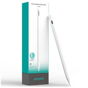 JoyroomJR-X15  Stylus Pen (with Replacement Tip) Compatible with a range of iPads, including iPad Pro, iPad Air, iPad Mini, and iPad 10.2  -  White - 1Year Warranty