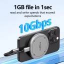 Aluminum Case M.2 NVMe 2230 2242 SSD Enclosure Magnetic Hard Drive Box 10Gbps Type C USB3.1 to VMe PCI-E ssd case for NEW iPhone Mobile Phone Back-up, Fast Transfer Files - Image 4