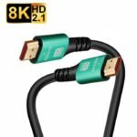 2.1 Cable High Speed OD 8mm Gold Plated HDTV 8K 60HZ 4K 120HZ, HDMI-Compatible (3m)