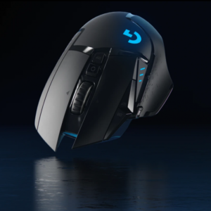 Logitech G502 Lightspeed Wireless Gaming Mouse with Hero 25K Sensor, PowerPlay Compatible, Tunable Weights and Lightsync RGB - Black
