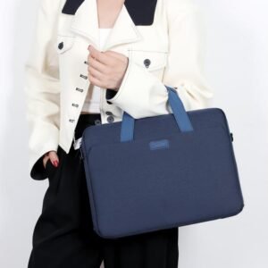 Okade T64  Laptop Carrier Bag & Shoulder 15.6" , Slim Lightweight Protective Computer Case - Blue
