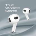 Promate FreePods-2 High Fidelity In-Ear Bluetooth v5.0 w/ Built-in Mic 25H Playback Time Auto Pairing & Wireless Charging Case - White - Image 3