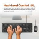 Promate Combo-KM2 Wired Keyboard & Mouse Combo Ultra-Slim USB Arabic / English Layout - Image 2