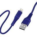 Promate USB-A to Lightning Cable, High Tensile 2.4A Super-Fast USB-A to Lightning Charger Data Sync for iPhone, iPad, AirPods Pro, PowerLine-Ai120 - Black/Blue/White - Image 4