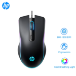 HP M200 Optimum Performance Optical Wired Gaming Mouse Adjustable 800,1200,1600 & 2400 DPI 6 Buttons with 1.8M cable For Office Game Computer Notebook