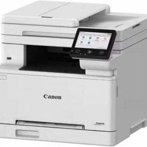 Canon i-SENSYS MF664Cdw Color Laser Multi-Function Printer, 25 ppm Speed, 3-in-1 Print Scan Copy, Auto Duplex, Wireless & Gigabit Ethernet, Secure Print, 12.7cm Touchscreen, White